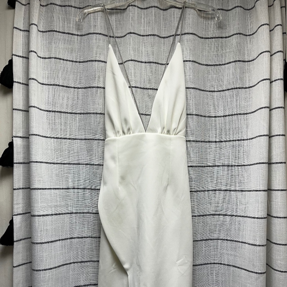 Sabo Skirt brand white evening dress size M NWT